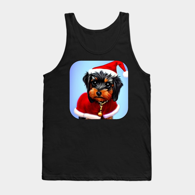 Yorkshire Terrier Puppy Tank Top by KK-Royal